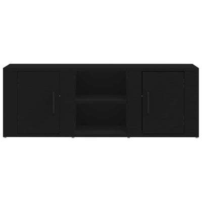 TV Cabinet Black 100x31.5x35 cm Engineered Wood