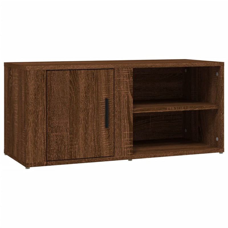 TV Cabinets 2 pcs Brown Oak 80x31.5x36 cm Engineered Wood