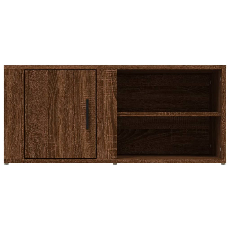 TV Cabinets 2 pcs Brown Oak 80x31.5x36 cm Engineered Wood