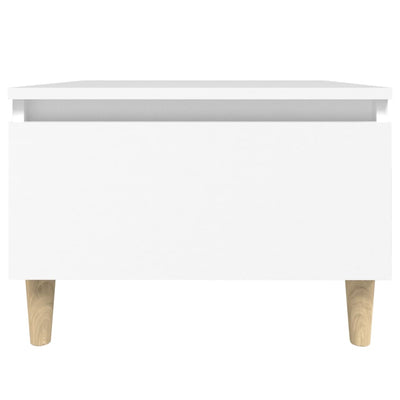 Side Tables 2 pcs White 50x46x35 cm Engineered Wood