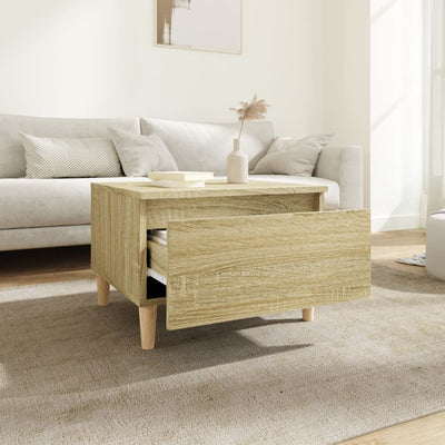 Side Table Sonoma Oak 50x46x35 cm Engineered Wood