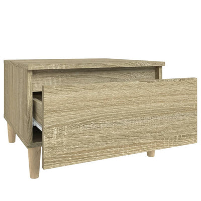 Side Table Sonoma Oak 50x46x35 cm Engineered Wood