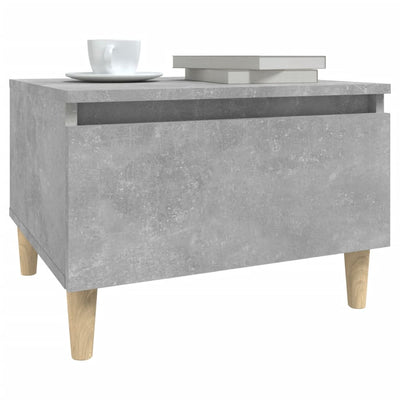 Side Tables 2 pcs Concrete Grey 50x46x35 cm Engineered Wood