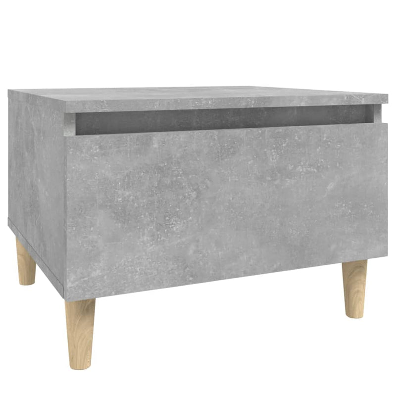 Side Tables 2 pcs Concrete Grey 50x46x35 cm Engineered Wood