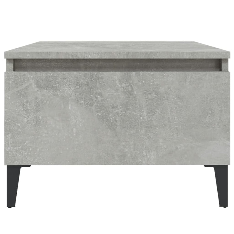 Side Table Concrete Grey 50x46x35 cm Engineered Wood