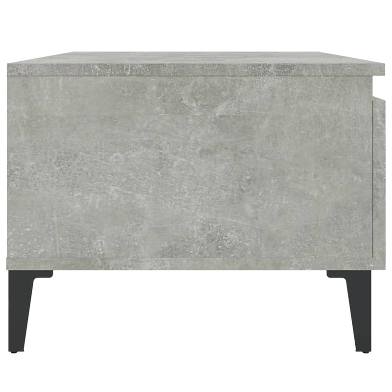 Side Tables 2 pcs Concrete Grey 50x46x35 cm Engineered Wood