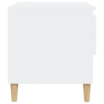 Bedside Tables 2 pcs White 50x46x50 cm Engineered Wood