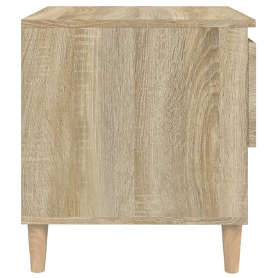 Bedside Tables 2 pcs Sonoma Oak 50x46x50 cm Engineered Wood