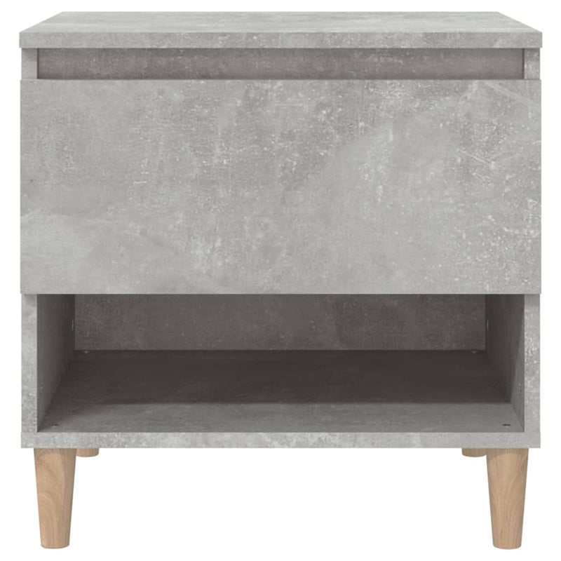 Bedside Tables 2 pcs Concrete Grey 50x46x50 cm Engineered Wood