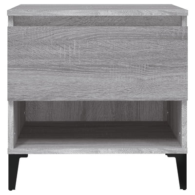 Side Table Grey Sonoma 50x46x50 cm Engineered Wood