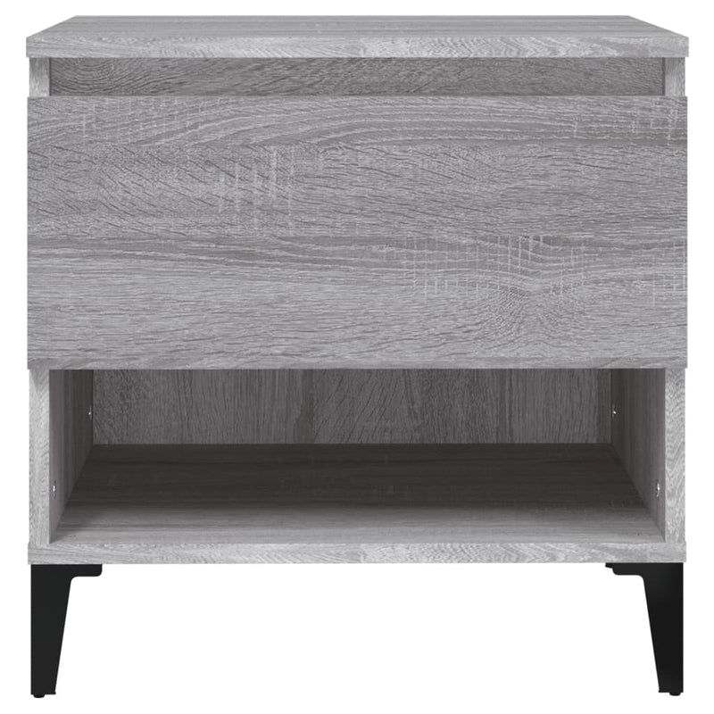 Side Table Grey Sonoma 50x46x50 cm Engineered Wood