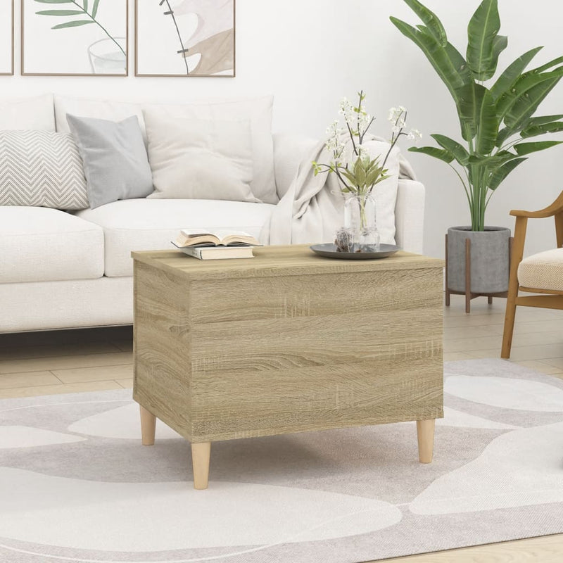 Coffee Table Sonoma Oak 60x44.5x45 cm Engineered Wood