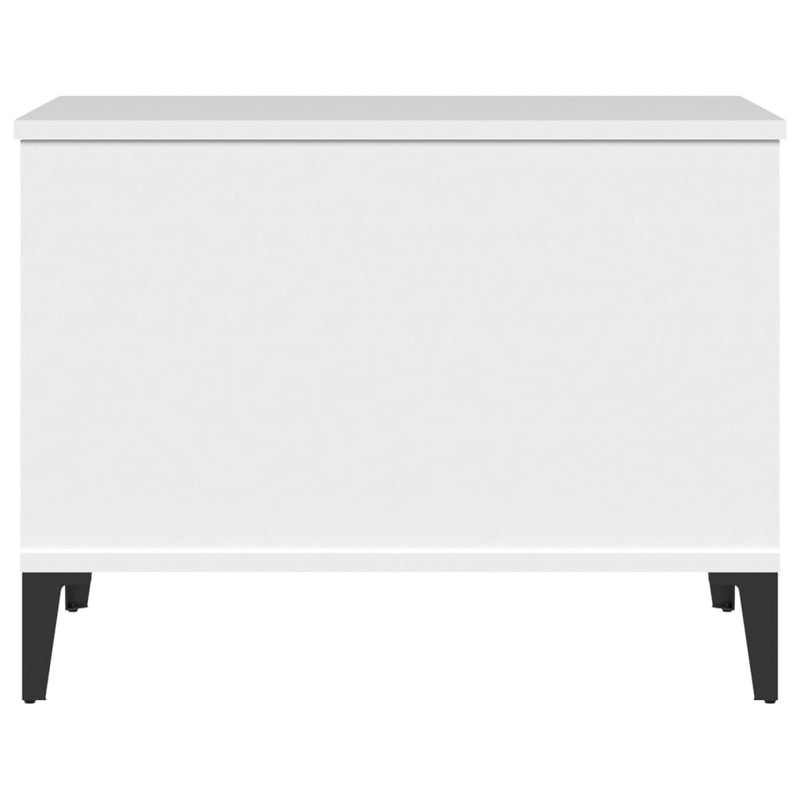 Coffee Table White 60x44.5x45 cm Engineered Wood
