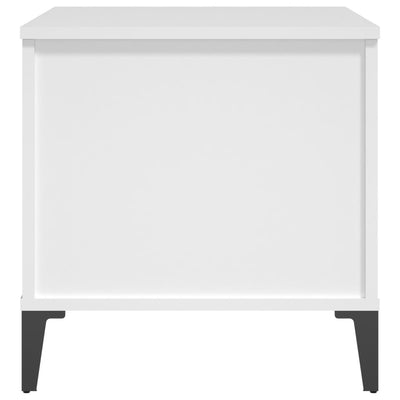 Coffee Table White 60x44.5x45 cm Engineered Wood
