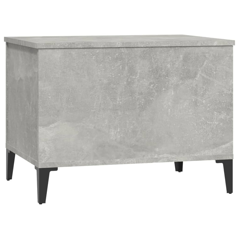 Coffee Table Concrete Grey 60x44.5x45 cm Engineered Wood