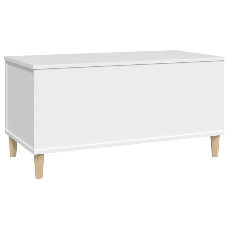 Coffee Table White 90x44.5x45 cm Engineered Wood