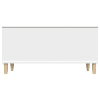 Coffee Table White 90x44.5x45 cm Engineered Wood