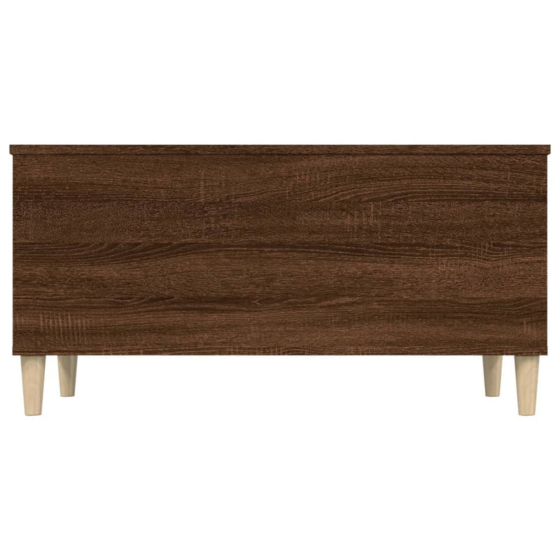 Coffee Table Brown Oak 90x44.5x45 cm Engineered Wood