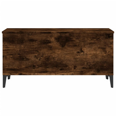 Coffee Table Smoked Oak 90x44.5x45 cm Engineered Wood