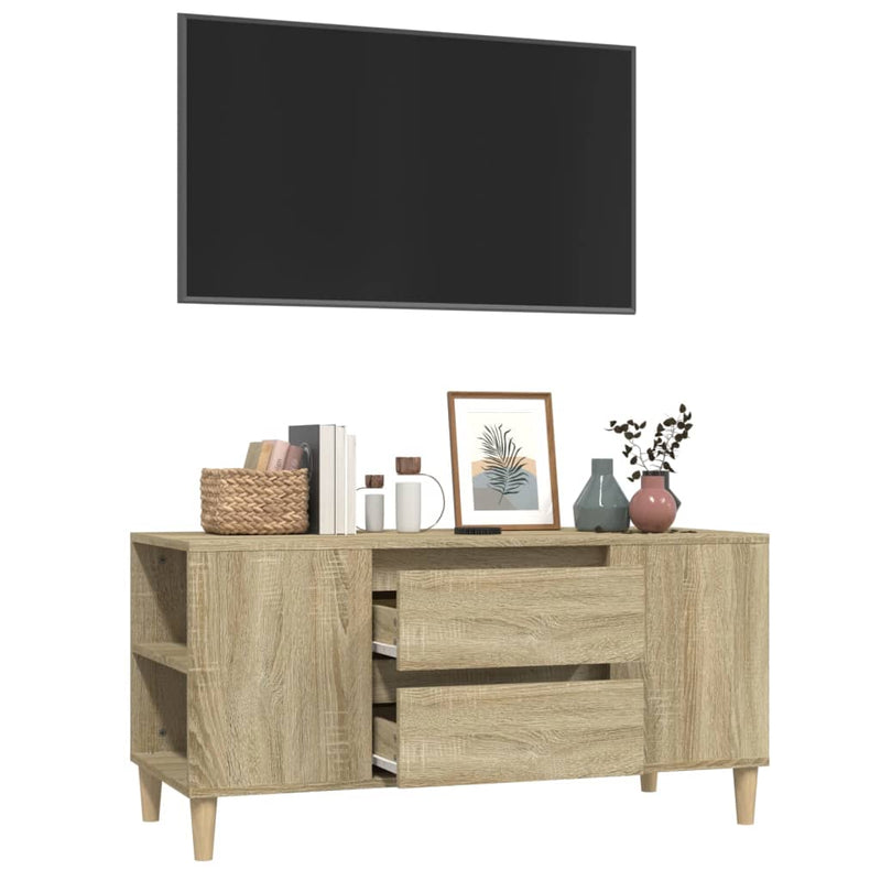 TV Cabinet Sonoma Oak 102x44.5x50 cm Engineered Wood