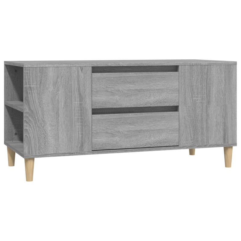 TV Cabinet Grey Sonoma 102x44.5x50 cm Engineered Wood