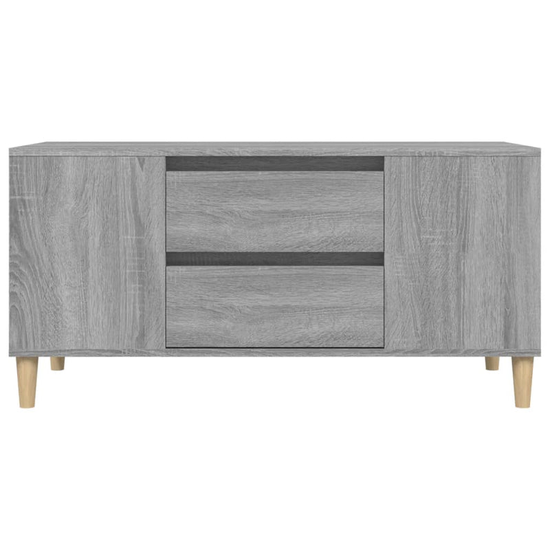 TV Cabinet Grey Sonoma 102x44.5x50 cm Engineered Wood