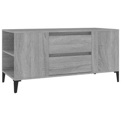 TV Cabinet Grey Sonoma 102x44.5x50 cm Engineered Wood