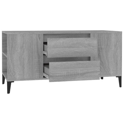 TV Cabinet Grey Sonoma 102x44.5x50 cm Engineered Wood