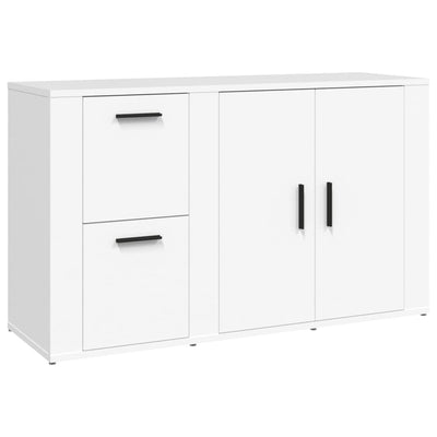 Sideboard White 100x33x59.5 cm Engineered Wood