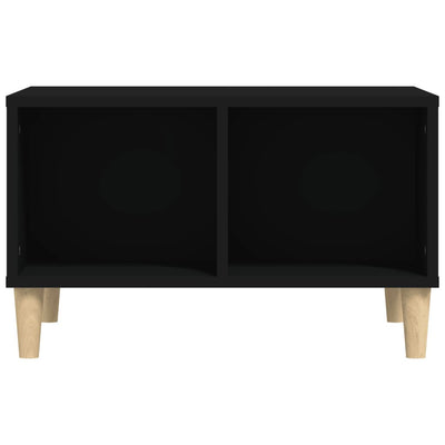 Coffee Table Black 60x50x36.5 cm Engineered Wood