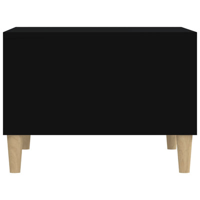 Coffee Table Black 60x50x36.5 cm Engineered Wood