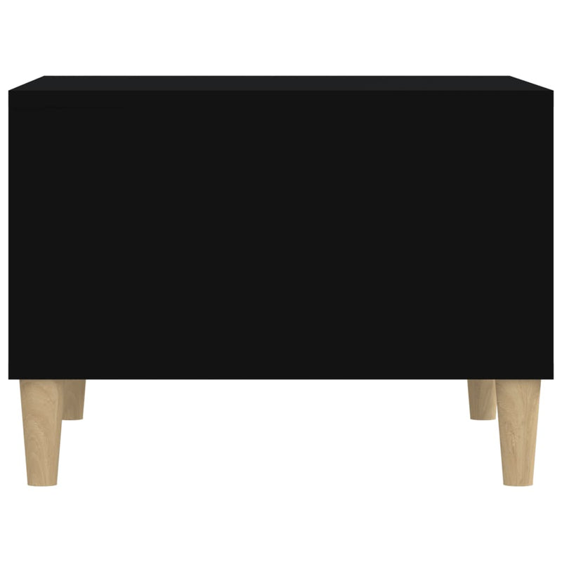 Coffee Table Black 60x50x36.5 cm Engineered Wood