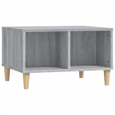 Coffee Table Grey Sonoma 60x50x36.5 cm Engineered Wood