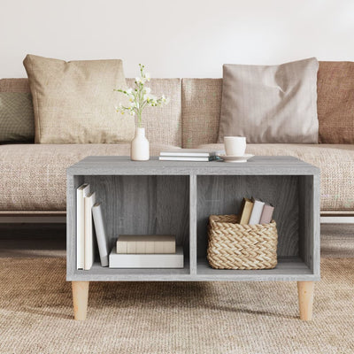 Coffee Table Grey Sonoma 60x50x36.5 cm Engineered Wood