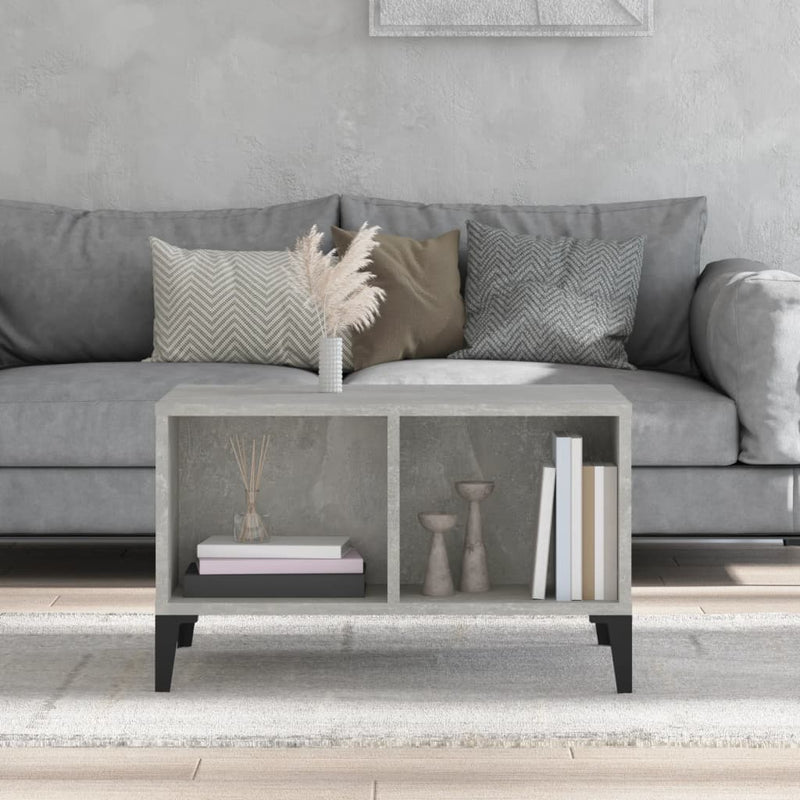 Coffee Table Concrete Grey 60x50x36.5 cm Engineered Wood