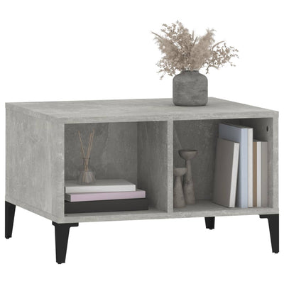 Coffee Table Concrete Grey 60x50x36.5 cm Engineered Wood