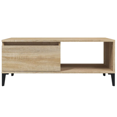 Coffee Table Sonoma Oak 90x50x36.5 cm Engineered Wood