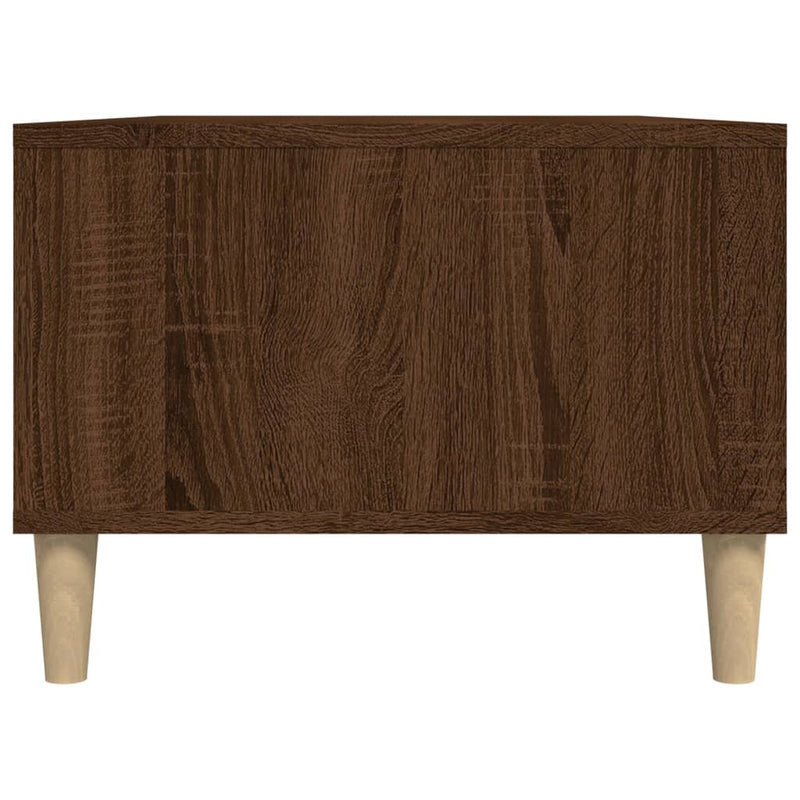 Coffee Table Brown Oak 90x50x36.5 cm Engineered Wood