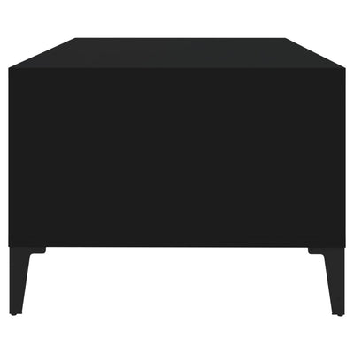 Coffee Table Black 90x50x36.5 cm Engineered Wood