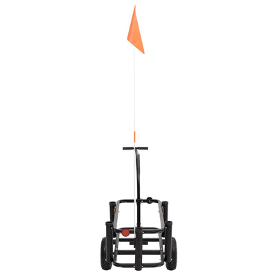 Fishing Trolley Black Steel