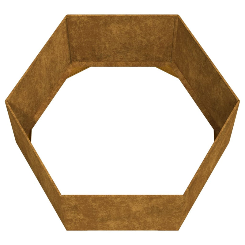 Planter Rusty 90x90x45 cm Corten Steel