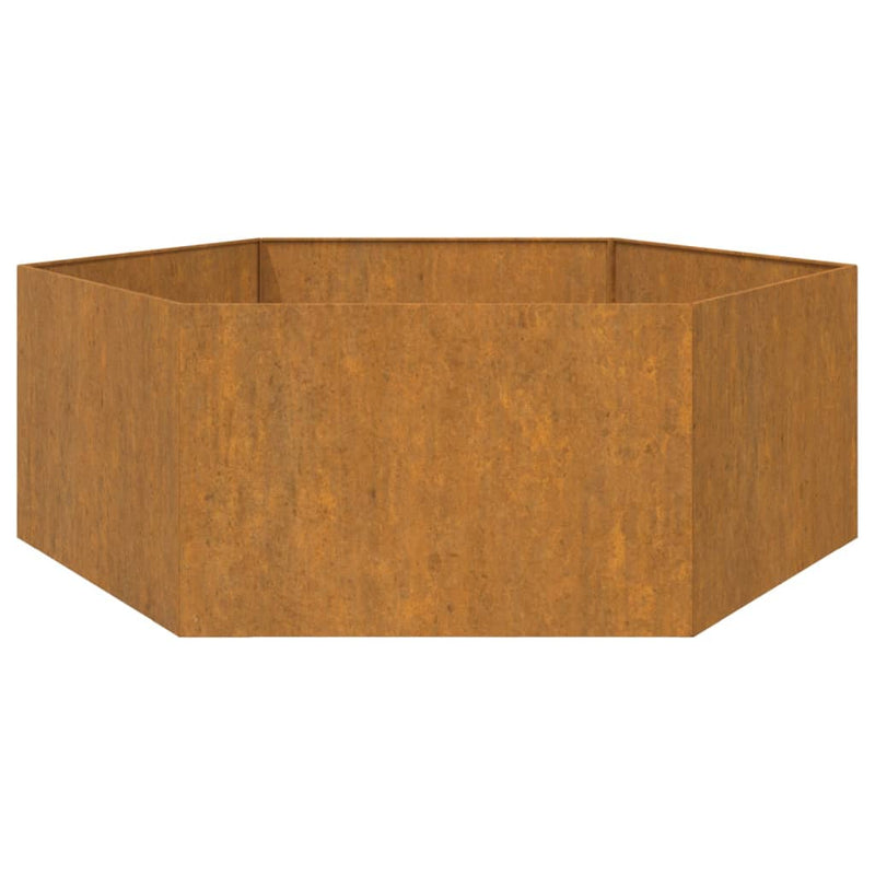 Planter Rusty 138x120x45 cm Corten Steel