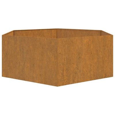 Planter Rusty 138x120x45 cm Corten Steel