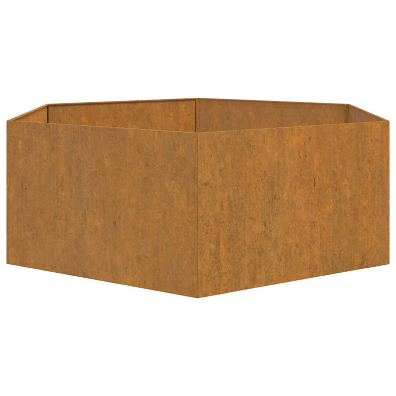 Planter Rusty 138x120x45 cm Corten Steel