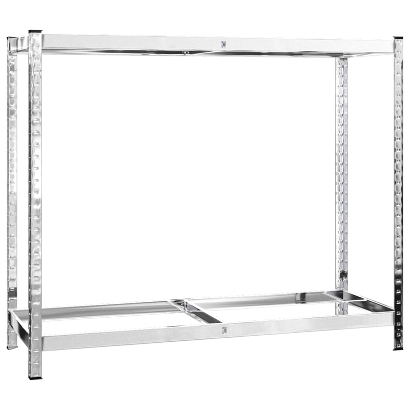 2-Layer Tire Racks 3 pcs Silver 110x40x110 cm Steel