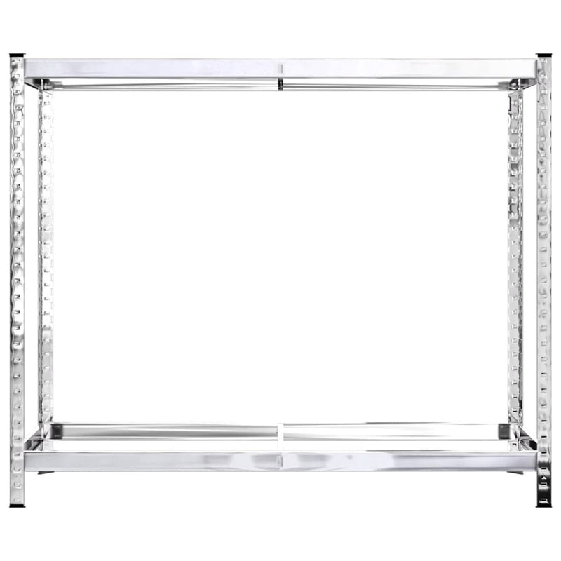 2-Layer Tire Racks 4 pcs Silver 110x40x110 cm Steel