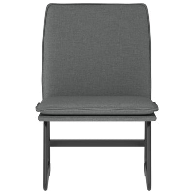 Lounge Chair Dark Grey 52x75x76 cm Fabric