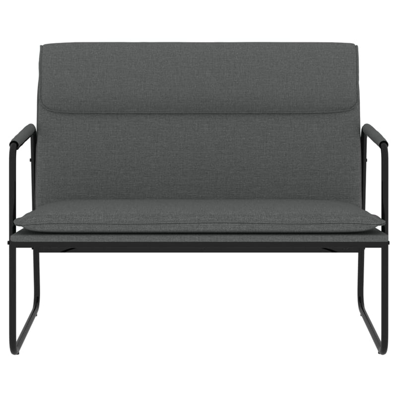 Bench Dark Grey 100x64x80 cm Fabric