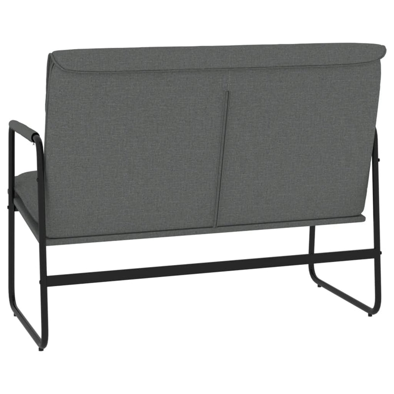 Bench Dark Grey 100x64x80 cm Fabric