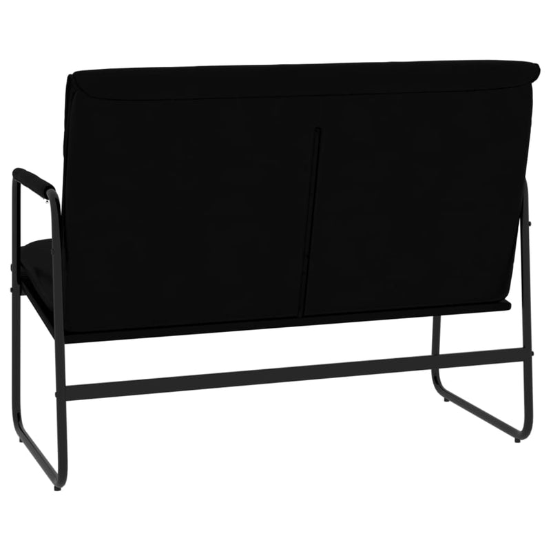 Bench Black 100x64x80 cm Faux Leather